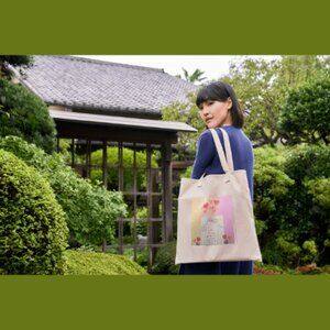 Heart Filled Vase Graphic Canvas Tote Bag